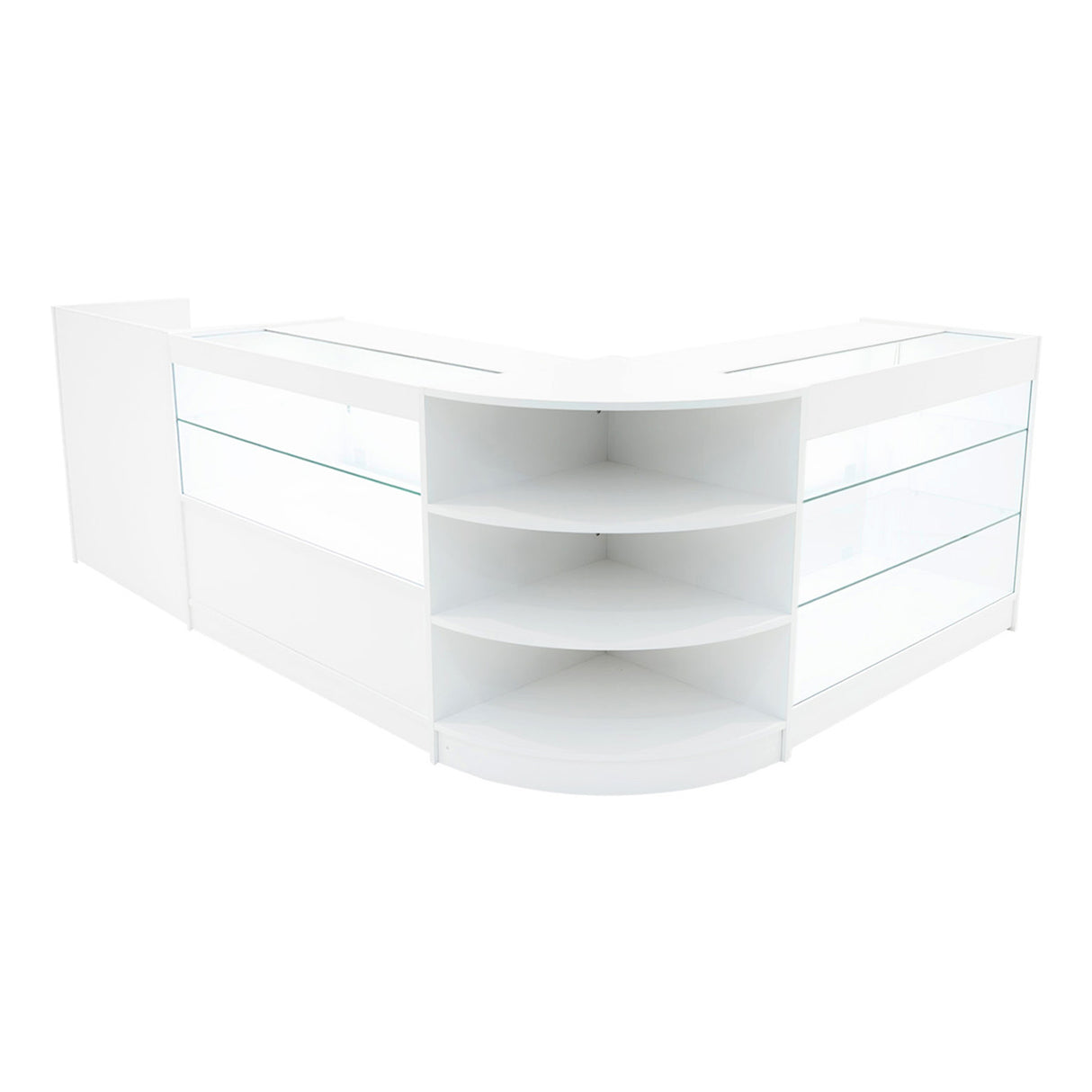 Hyperion LED Verkaufstheken-Set LM60 + B1200 + K1200 + TB60 – Weiß