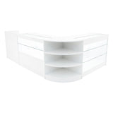Theia LED Verkaufstheken-Set LM60 + C1200 + K1200 + TB60 – Weiß