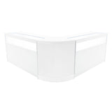 Iris LED Verkaufstheken-Set CM60 + B1500 (2 Stück) – Weiß
