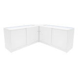 Iris LED Verkaufstheken-Set CM60 + B1500 (2 Stück) – Weiß
