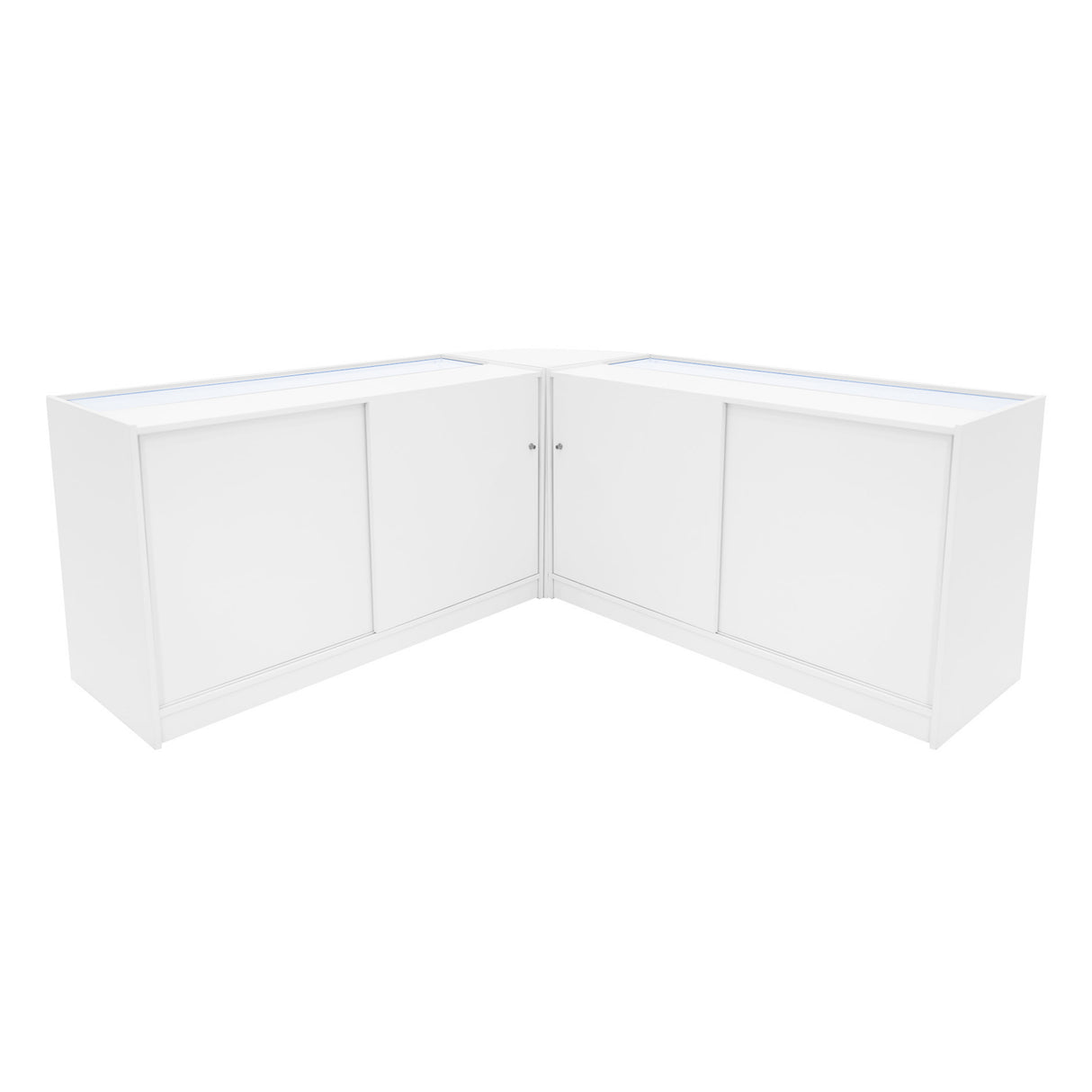 Selene LED Verkaufstheken-Set CM60 + C1500 (2 Stück) – Weiß