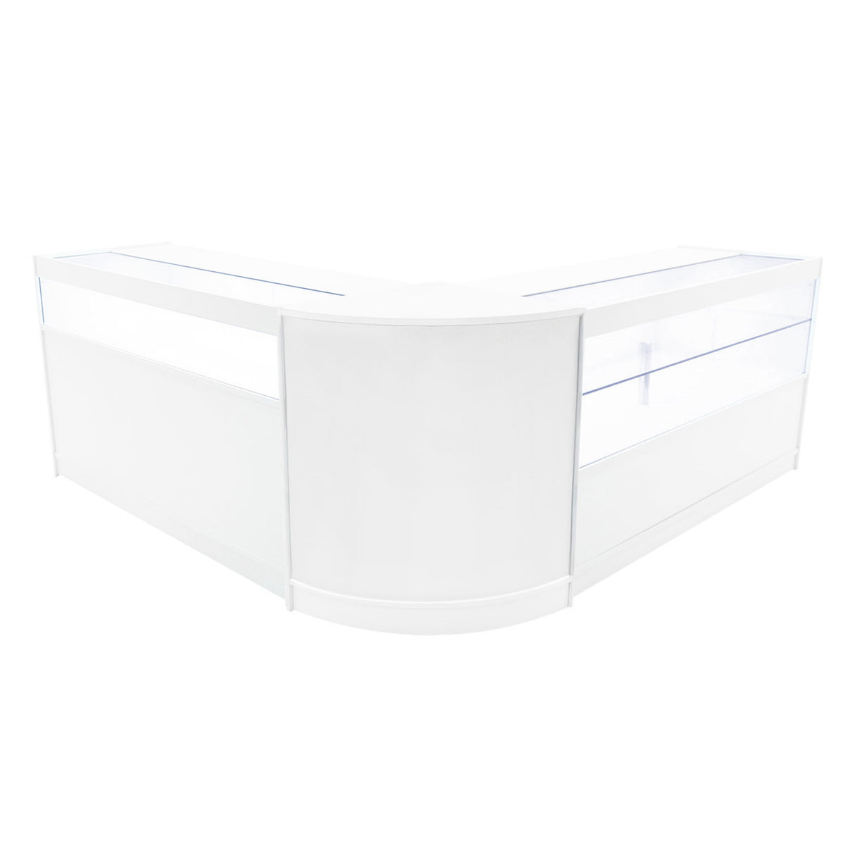 Adonis LED Ladentheke Set CM60 + B1500 + C1500 – Weiß