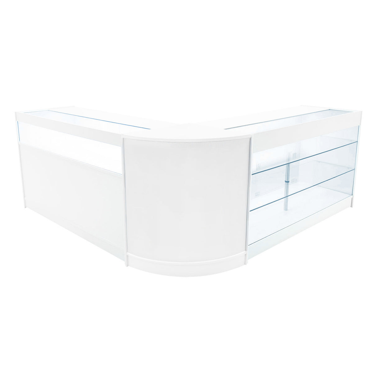 Triton LED Verkaufstheken-Set CM60 + K1500 + B1500 - Weiß