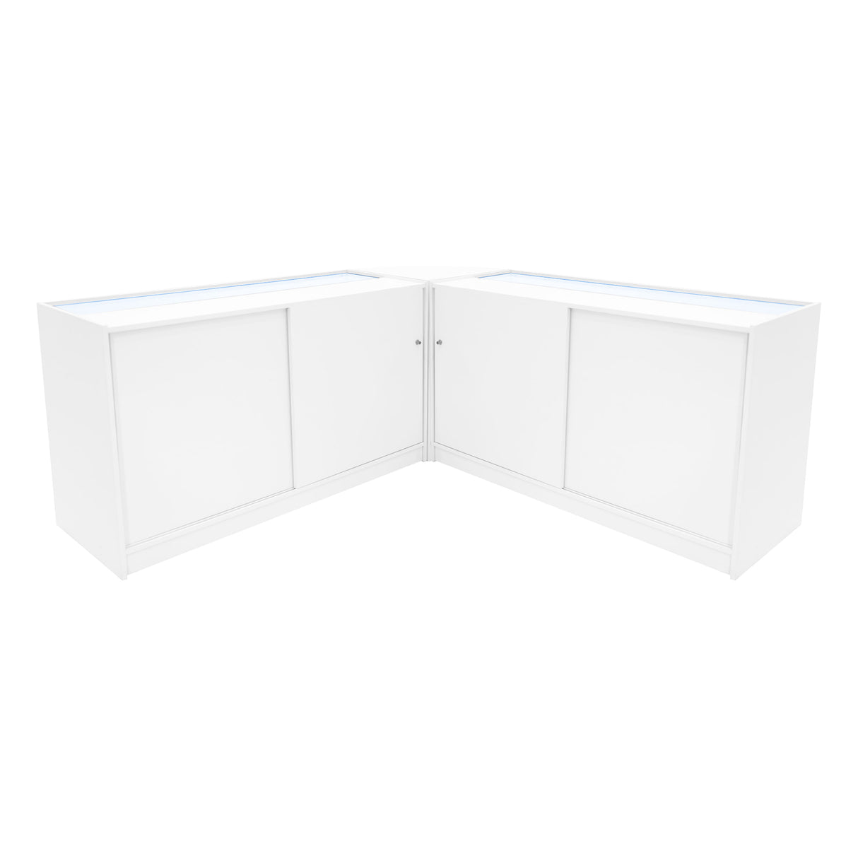 Triton LED Verkaufstheken-Set CM60 + K1500 + B1500 - Weiß