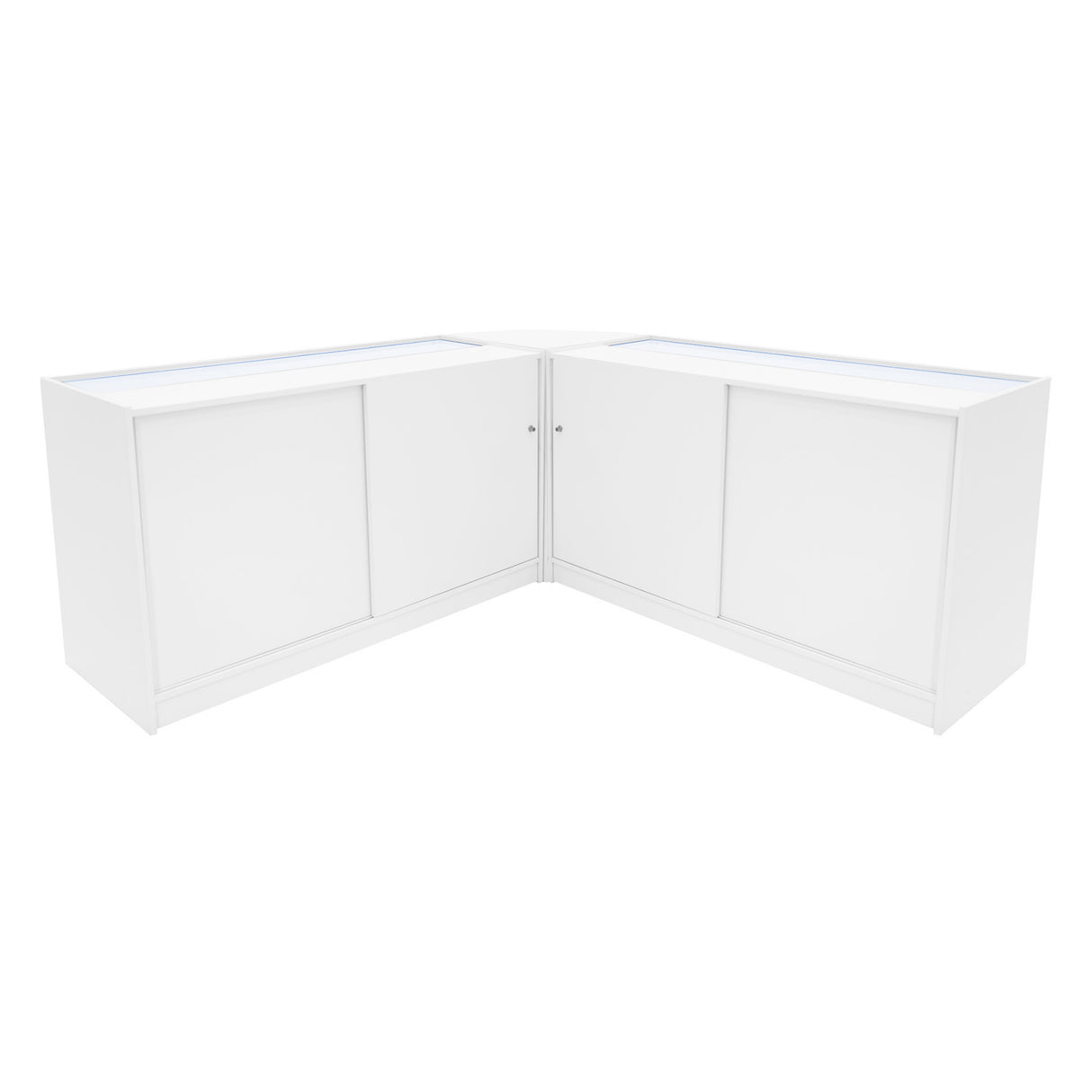 Theseus LED Verkaufstheken-Set LM60 + B1500 (2 Stück) – Weiß