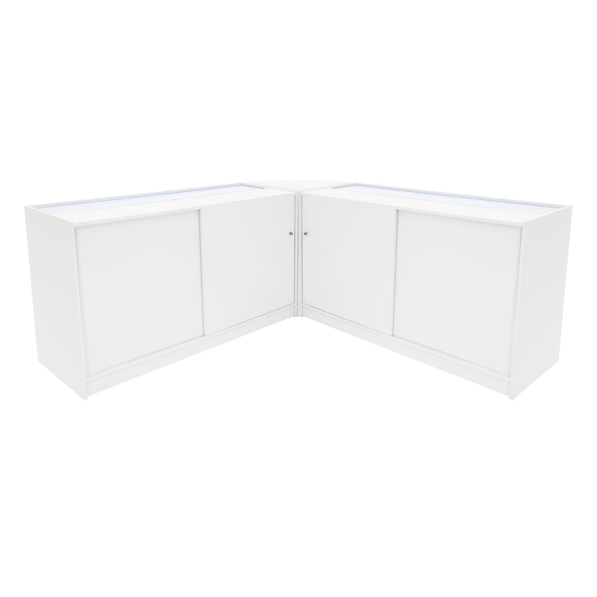 Apollo LED Verkaufstheken-Set LM60 + K1500 (2 Stück) – Weiß