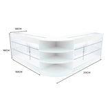 Apollo LED Verkaufstheken-Set LM60 + K1500 (2 Stück) – Weiß