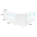 Phoenix LED Verkaufstheken-Set CM60 + C1500 (2 Stück)+ TB60 – Weiß