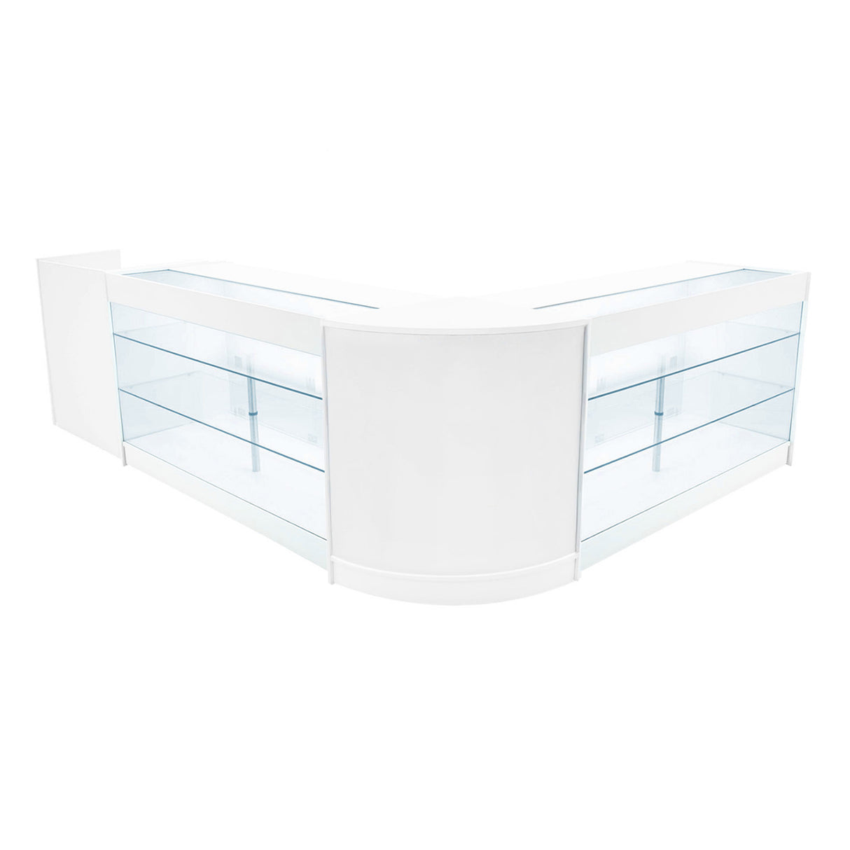 Aries LED Verkaufstheken-Set CM60 + K1500 (2 Stück)+ TB60 – Weiß