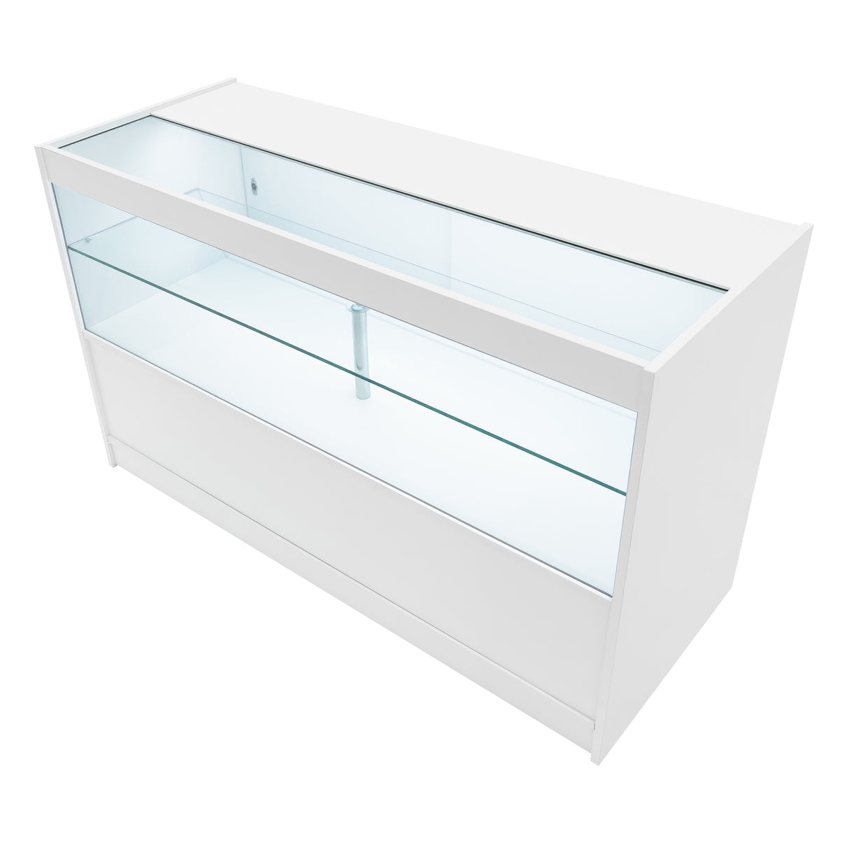 Europa LED Verkaufstheken-Set LM60 + B1500 + C1500 + TB60 – Weiß