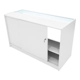 Theia LED Verkaufstheken-Set LM60 + C1500 + K1500 + TB60 – Weiß