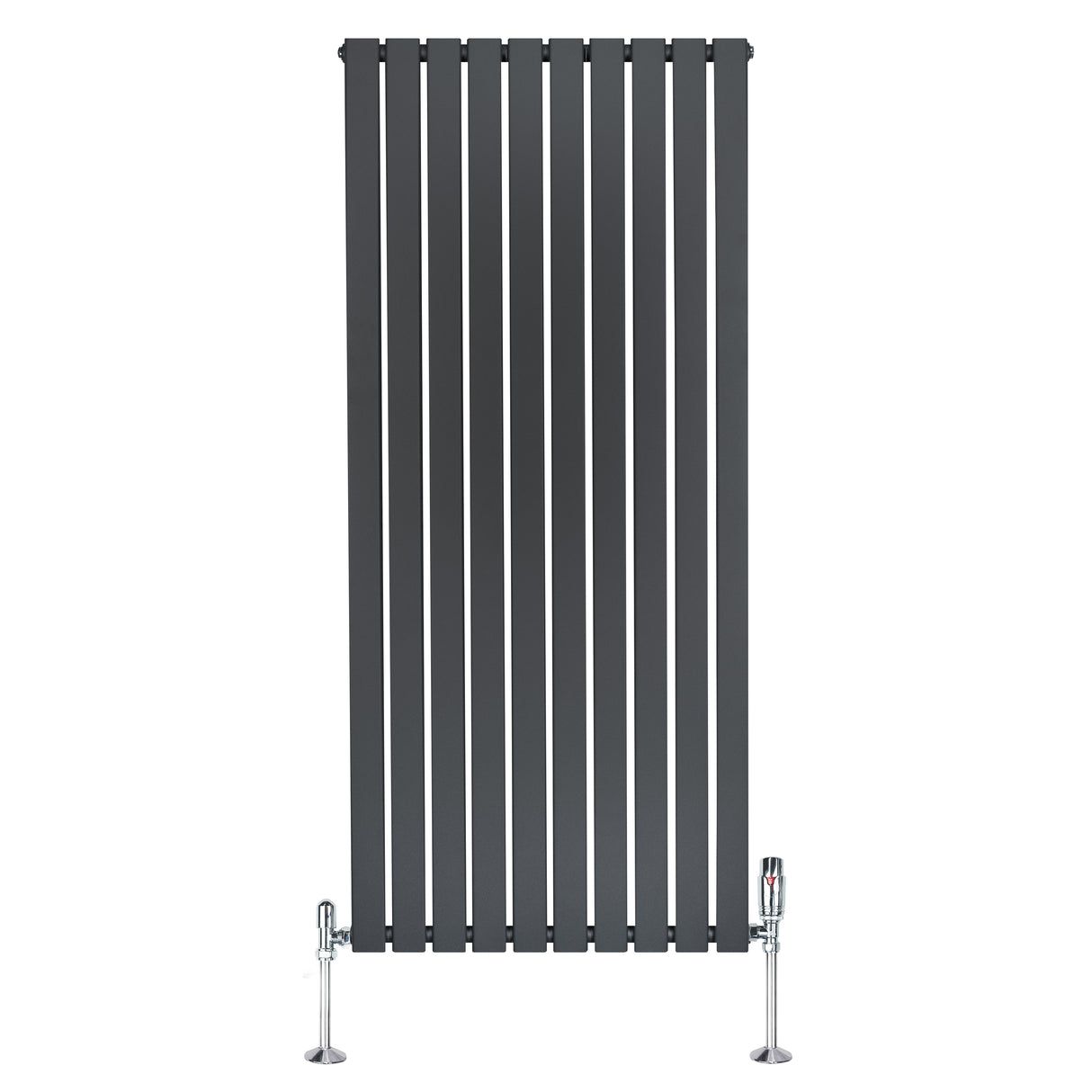 Flachheizkörper & Ventile – 1600mm x 700mm – Anthrazitgrau