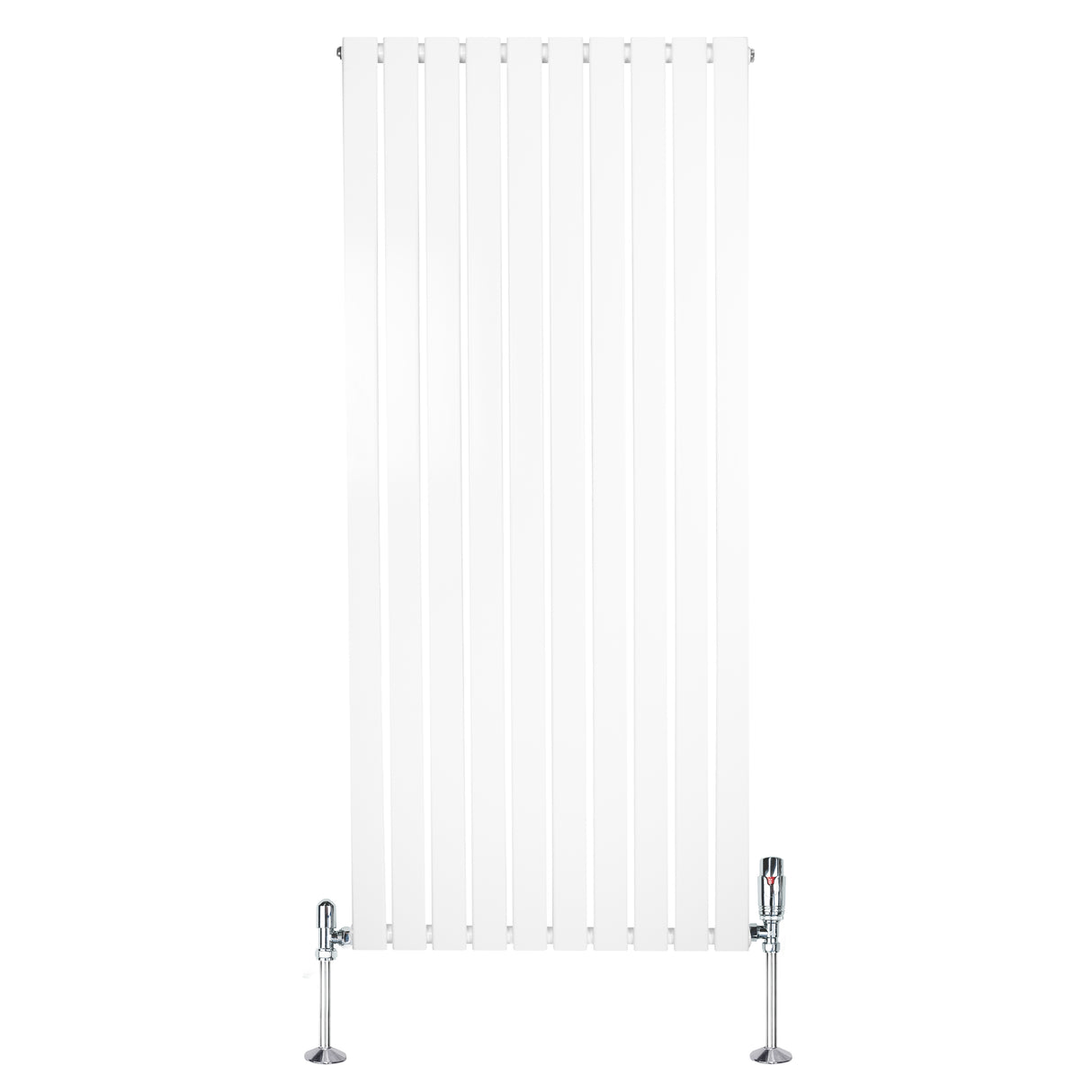 Flachheizkörper & Ventile – 1600mm x 700mm – Weiß