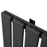 Flachheizkörper & Ventile – 1800mm x 280mm – Anthrazitgrau