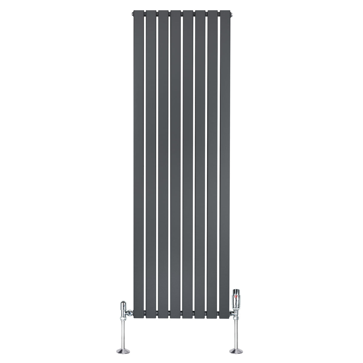 Flachheizkörper & Ventile – 1800mm x 560mm – Anthrazitgrau