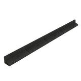 Flexible Rasenkante 4 x 1,2 m mit Gummihammer - Schwarz
