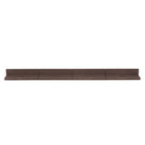 Flexible Rasenkante 10 x 1,2 m mit Gummihammer - Braun