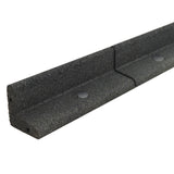 Flexible Rasenkante 60m x 1,2 m mit Gummihammer - Grau