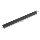 Flexible Rasenkante 4 x 1,2 m mit Gummihammer - Grau