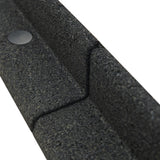 Flexible Rasenkante 60m x 1,2 m mit Gummihammer - Grau