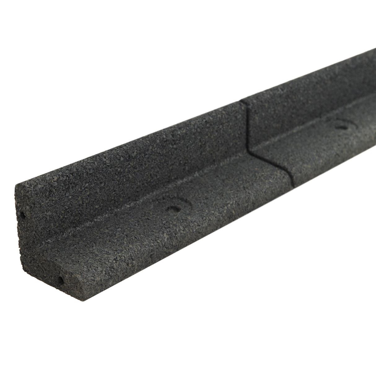 Flexible Rasenkante 8 x 1,2 m mit Gummihammer - Grau