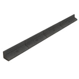Flexible Rasenkante 18 x 1,2 m mit Gummihammer - Grau