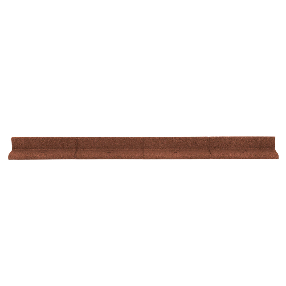 Flexible Rasenkante 46 x 1,2 m mit Gummihammer - Terrakotta