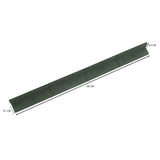 Flexible Rasenkante 4 x 1,2 m mit Gummihammer - Grün