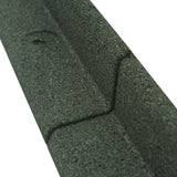 Flexible Rasenkante 6 x 1,2 m mit Gummihammer - Grün