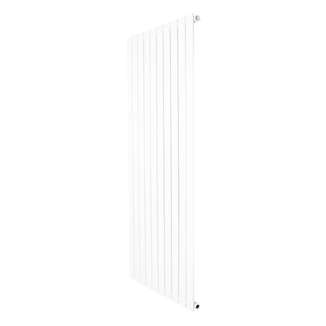 Flachheizkörper in Weiß, 1600mm x 700mm, mit schlankem, vertikalem Design und glatter Oberfläche, ideal für moderne Wohnräume