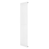 Schlanker, vertikaler Gliederheizkörper in Weiß, 1600mm x 360mm, mit glatter Oberfläche und modernen, eleganten Linien für effiziente Wärmeverteilung