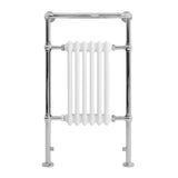 Klassicher Beheizter Handtuchheizkörper – 950 mm x 570 mm – Weiß