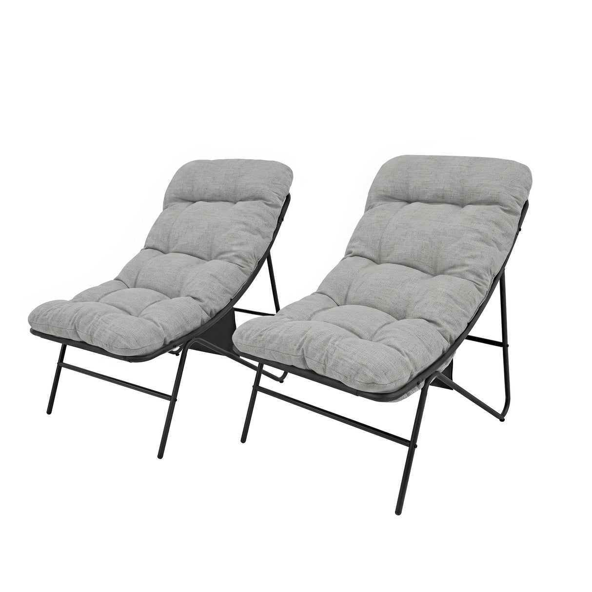 3-Teiliges Bistro-Set – Grau