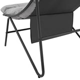 3-Teiliges Bistro-Set – Grau