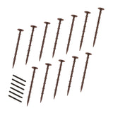Flexible Rasenkante 6 x 1,2 m mit Gummihammer - Braun