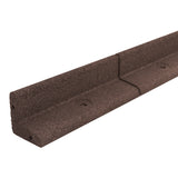 Flexible Rasenkante 6 x 1,2 m mit Gummihammer - Braun