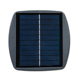 LED Ausleger-Sonnenschirm 3m mit Halbem Beschwerfuß – Grau