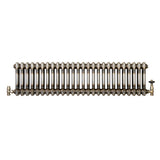Klassischer 2-Säulen-Heizkörper mit TRV – 300 x 1190 mm - Rohmetall