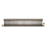 Klassischer 2-Säulen-Heizkörper mit TRV – 300 x 1460 mm - Rohmetall