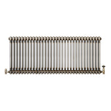 Klassischer 2-Säulen-Heizkörper mit TRV – 600 x 1460 mm - Rohmetall