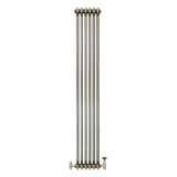 Klassischer 2-Säulen-Heizkörper mit TRV – 1800 x 290 mm - Rohmetall