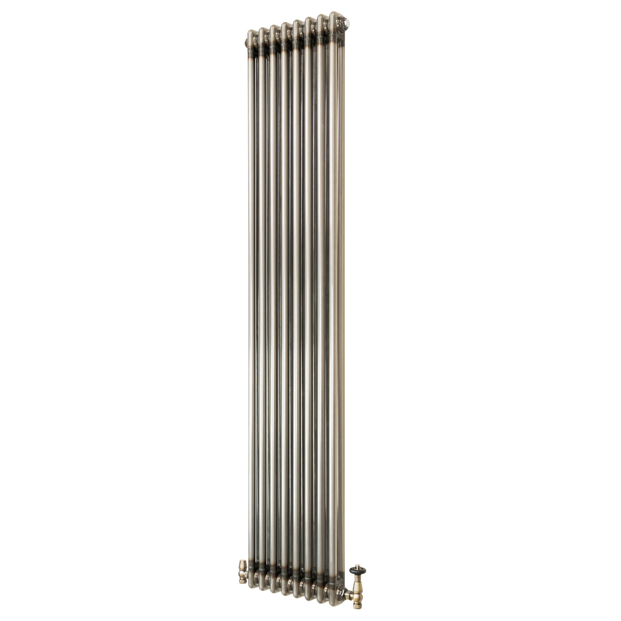 Klassischer 2-Säulen-Heizkörper mit TRV – 1800 x 380 mm - Rohmetall
