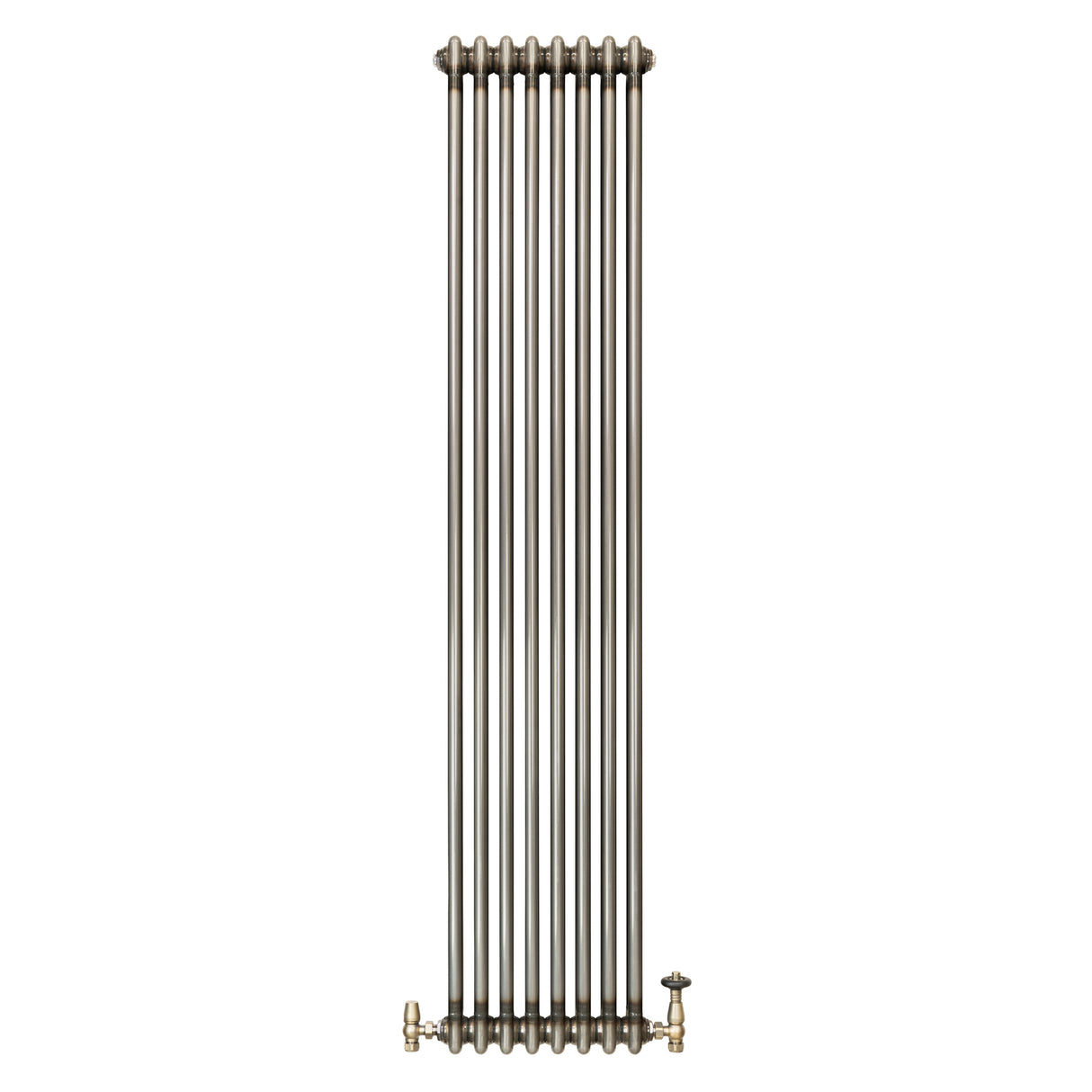 Klassischer 2-Säulen-Heizkörper mit TRV – 1800 x 380 mm - Rohmetall