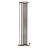 Klassischer 2-Säulen-Heizkörper mit TRV – 1800 x 380 mm - Rohmetall