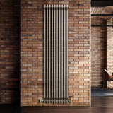 Klassischer 2-Säulen-Heizkörper mit TRV – 1800 x 470 mm - Rohmetall