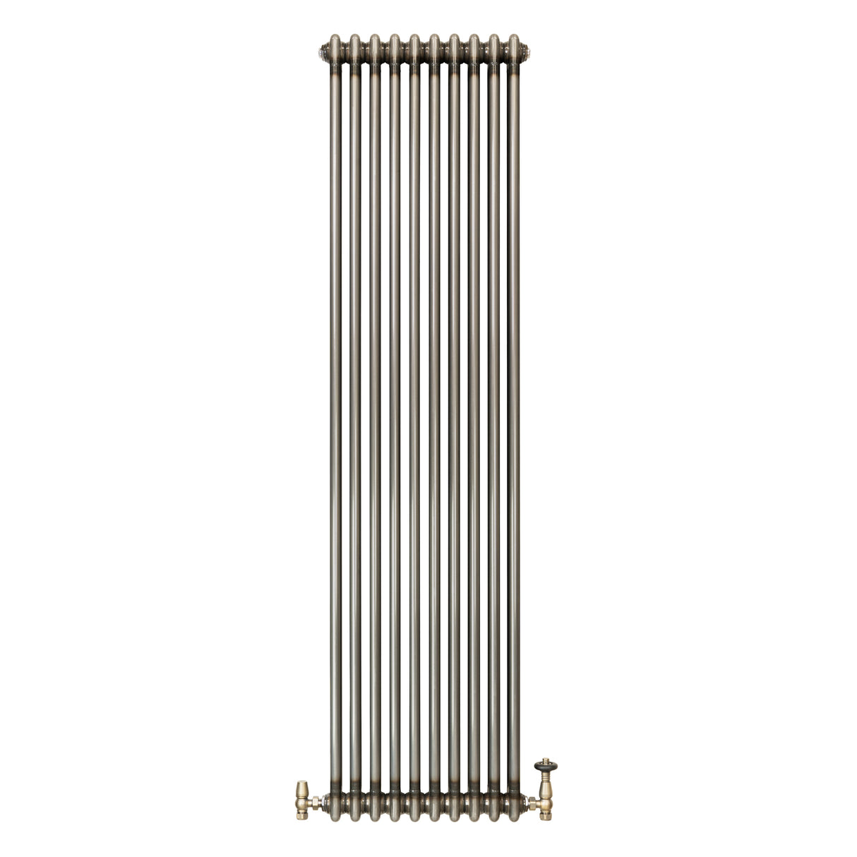 Klassischer 2-Säulen-Heizkörper mit TRV – 1800 x 470 mm - Rohmetall