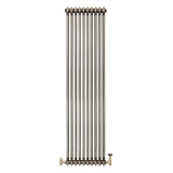 Klassischer 2-Säulen-Heizkörper mit TRV – 1800 x 470 mm - Rohmetall