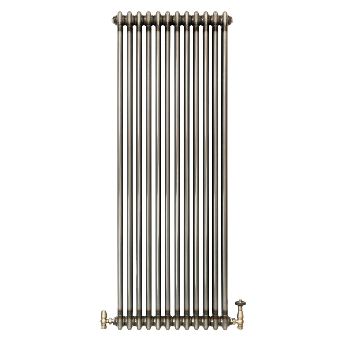 Klassischer 2-Säulen-Heizkörper mit TRV – 1800 x 560 mm - Rohmetall