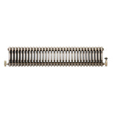 Klassischer 3-Säulen-Heizkörper mit TRV – 300 x 1460 mm - Rohmetall