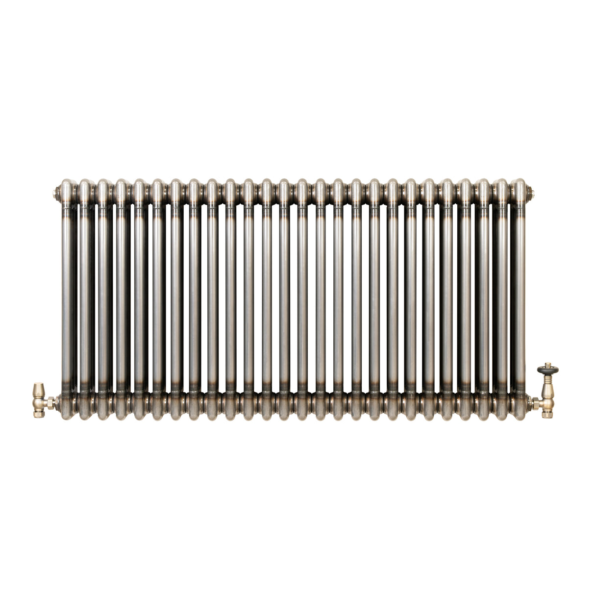 Klassischer 3-Säulen-Heizkörper mit TRV – 600 x 1190 mm - Rohmetall